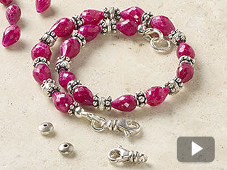 An image of a ruby bracelet